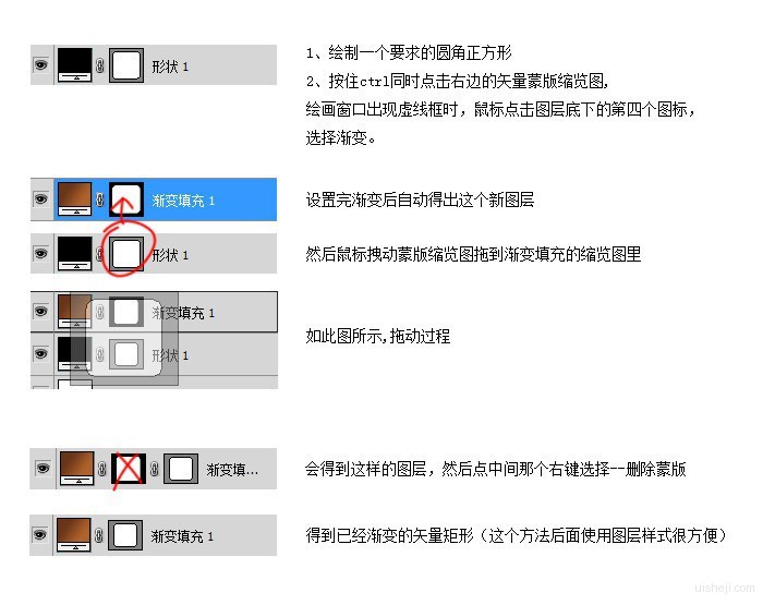 木質圖標外框制作