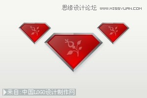 Photoshop繪制寶石風格的LOGO設計教程 三聯