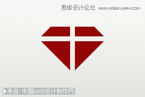 Photoshop繪制寶石風格的LOGO設計教程 三聯