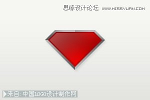 Photoshop繪制寶石風格的LOGO設計教程 三聯