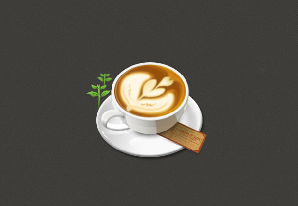 Photoshop繪制香濃的熱咖啡技巧 三聯