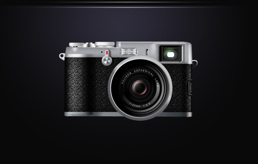 Photoshop詳細繪制逼真的富士康相機 三聯