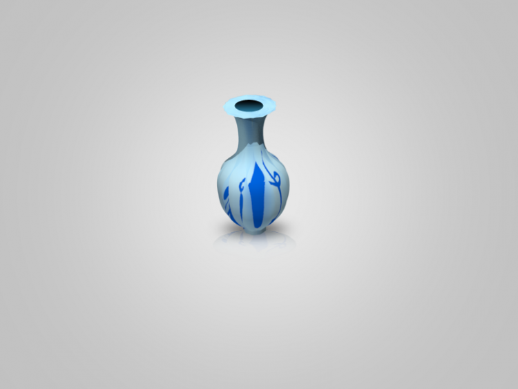 PhotoShop CS5利用3D功能渲染出立體青花瓷花瓶教程 三聯教程