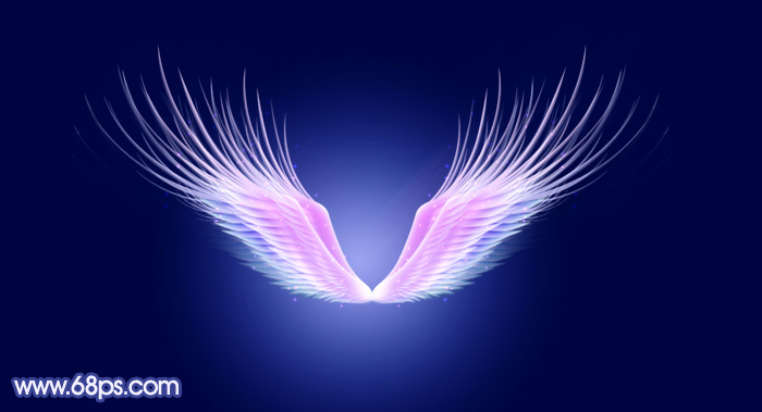 Photoshop繪制超夢幻的天使翅膀教程 三聯教程，