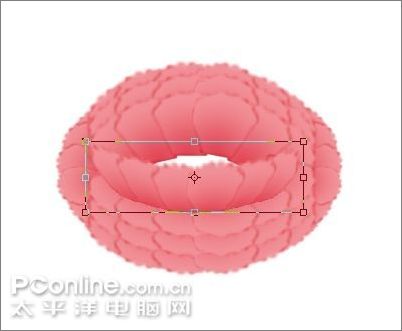 用Photoshop鼠繪一支康乃馨