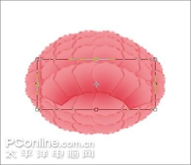 用Photoshop鼠繪一支康乃馨