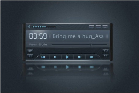 PhotoShop繪制音樂播放器界面教程 三聯