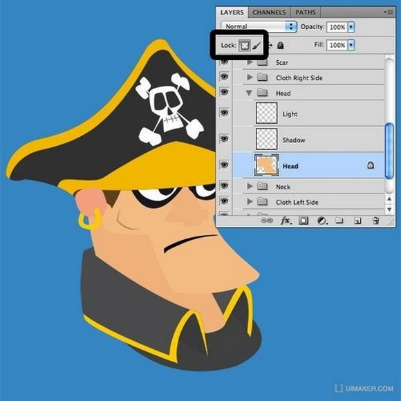 Photoshop繪制海盜海報