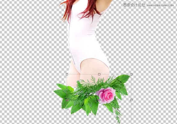 使用Photoshop合成籐蔓裝飾的少女場景圖教程