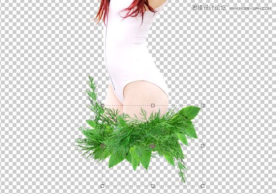 使用Photoshop合成籐蔓裝飾的少女場景圖教程