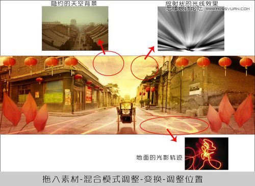 巧用Photoshop的素材合成制作中國風全景背景圖