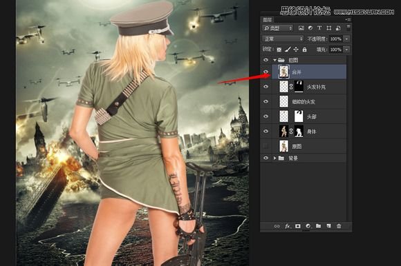 Photoshop合成超酷的生化危機海報效果圖,PS教程,素材中國