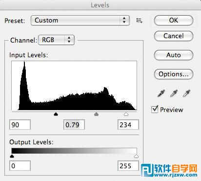 PS經典合成古樓映明月場景_軟件自學網