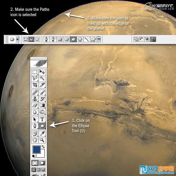 PS合成奇幻的暗紫色外星場景_軟件自學網