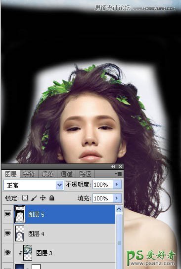 Photoshop創意合成時尚的非主流插畫美女形象_潮流插畫美女