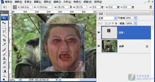 Photoshop移花接木教程 惡搞人面合成 