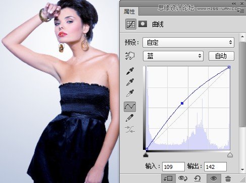 Photoshop設計創意風格的水墨美女效果,三聯