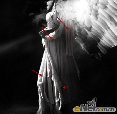 PhotoShop特效處理-黑暗中的天使
