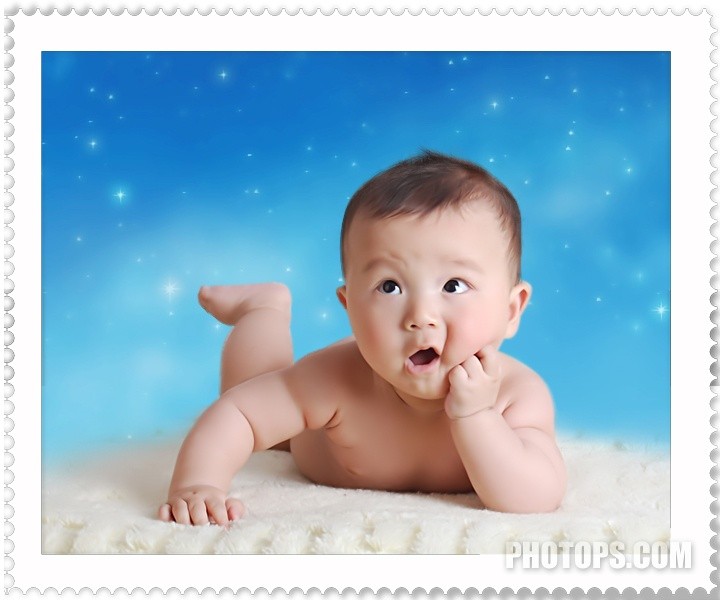 PhotoShop簡單給寶寶換個甜夢背景 三聯