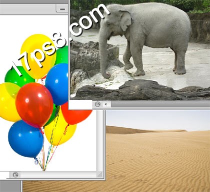 ps教程|ps合成|一起ps吧|氣球|大象