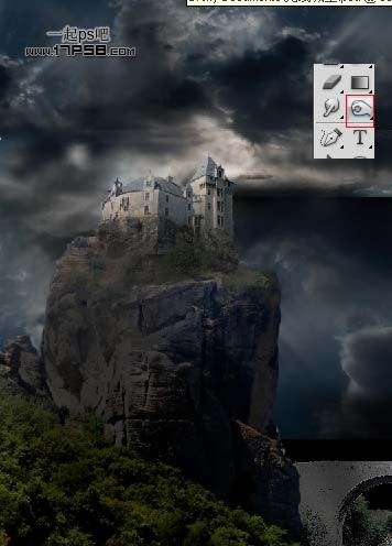 ps照片合成-合成懸崖上的城堡