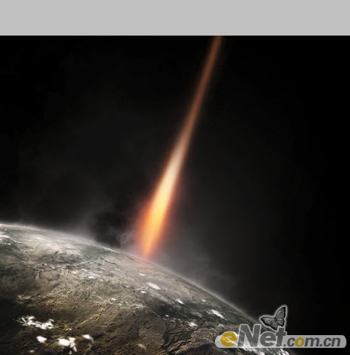 ps照片合成-打造彗星撞地球