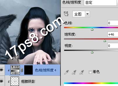 photoshop合成手握利劍的美女與怪獸雕像在一起的場景