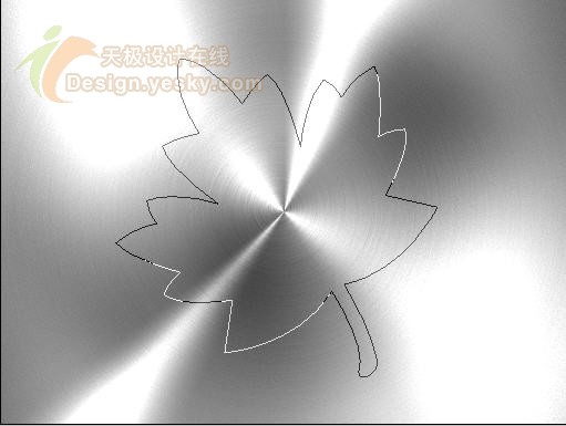 ps濾鏡-打造金屬質感楓葉