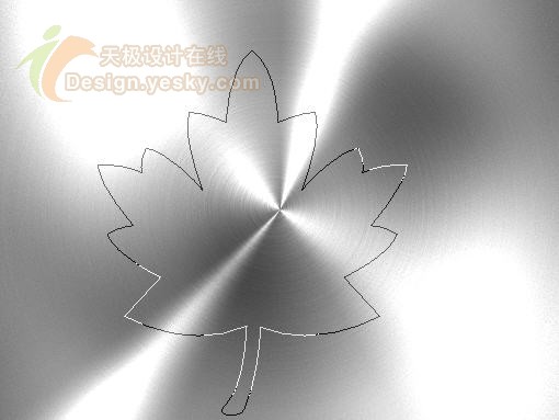 ps濾鏡-打造金屬質感楓葉