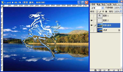 Photoshop濾鏡教程-液體馬效果
