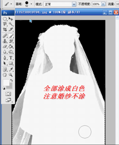 ec940e04494a277102713a74ba167a79 利用Photoshop通道為婚紗摳圖簡易教程