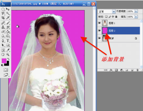cd2c8dcb553e520a49aa0e75af8f7687 利用Photoshop通道為婚紗摳圖簡易教程