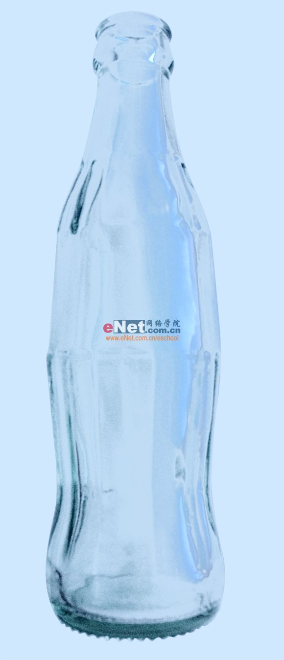 Photoshop通道摳選飲料瓶保持透明   三聯