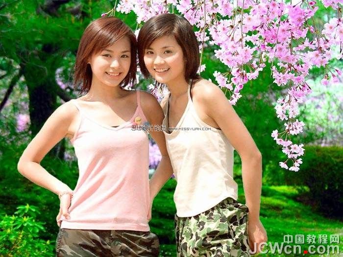 PhotoShop抽出完美快速摳出Twins照片教程 三聯教程