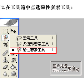 PS磁性套索工具實例詳解