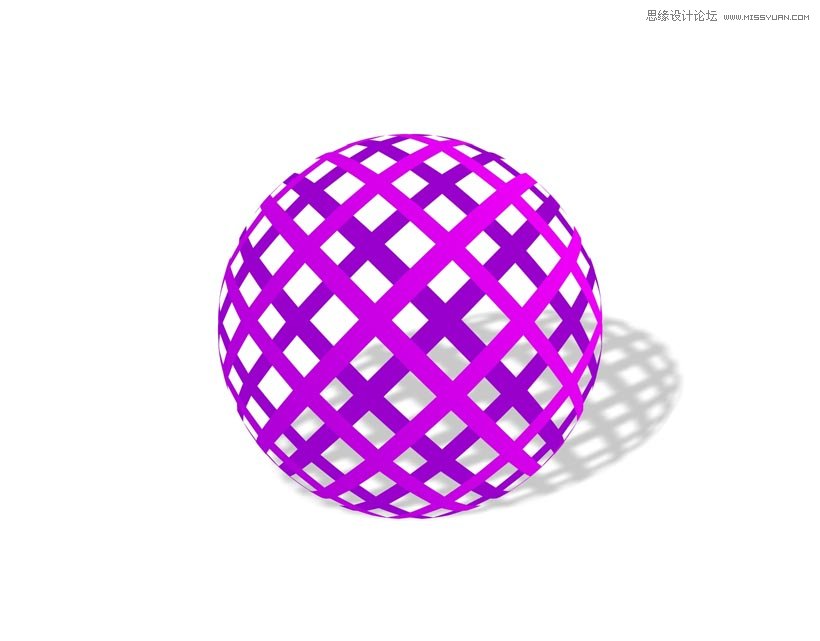 CorelDraw制作絢麗特效的镂空立體球 三聯