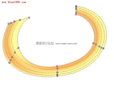 CorelDraw教程：用網格工具畫個可愛卡通唢吶