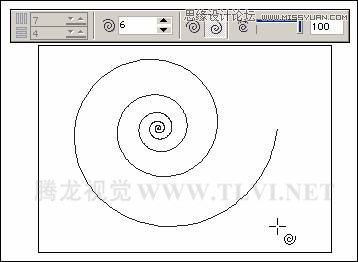 使用CorelDRAW繪制的圖紙和螺旋形,破洛洛