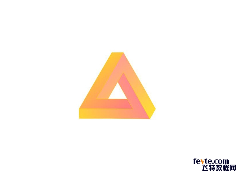 CorelDraw史上最簡單三角立方體構成 三聯
