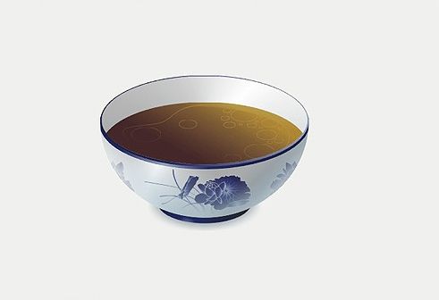 CorelDRAW繪制一個古色古香青花瓷碗  三聯