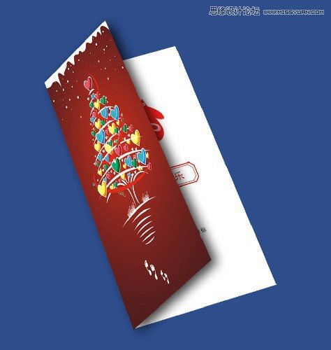CorelDraw設計時尚的聖誕節賀卡教程  三聯