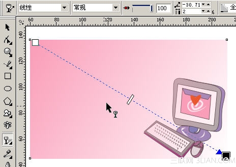 用CorelDRAW制作自己的賀卡（圖十四）