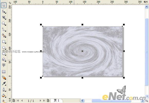 CorelDRAW矩形填充圖案制作星雲特效,PS教程,思緣教程網