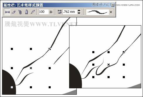 CorelDRAW繪制放射狀速度線實例之足球少年,PS教程,思緣教程網