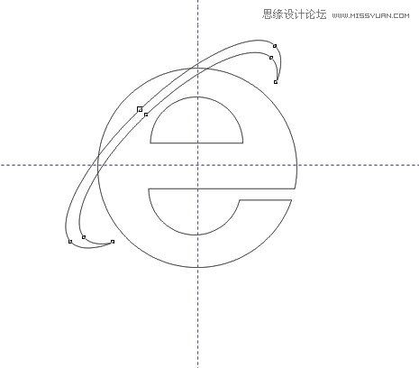 CorelDRAW制作IE浏覽器標志教程,PS教程,思緣教程網