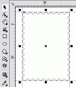 coreldraw設計應用之郵票制作 三聯