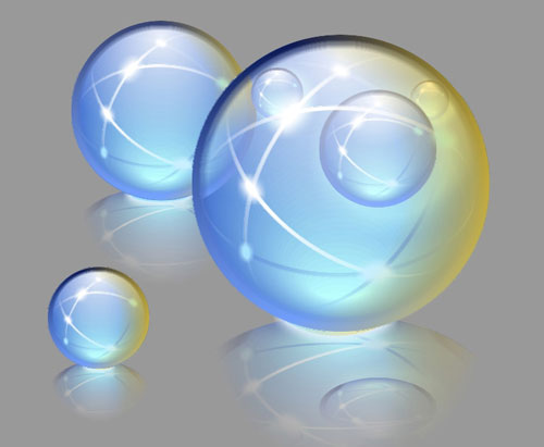 CorelDRAW實例教程：炫亮的水晶球 三聯