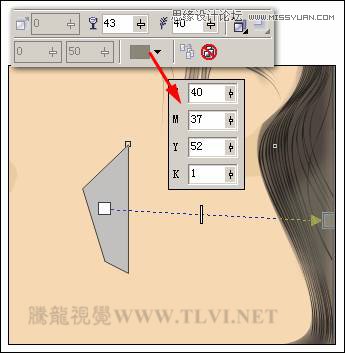 CorelDRAW繪制人物工筆畫美女人物教程,三聯