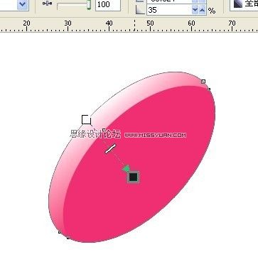 Coreldraw簡單制作質感的圖標,三聯