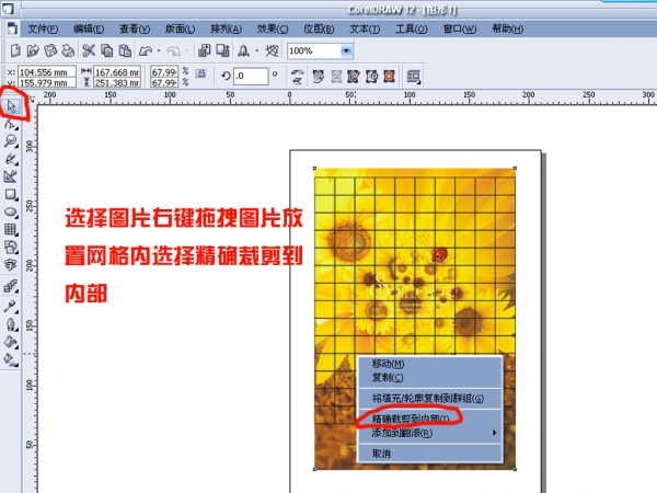 cdr任意拆分圖片或矢量圖形 三聯